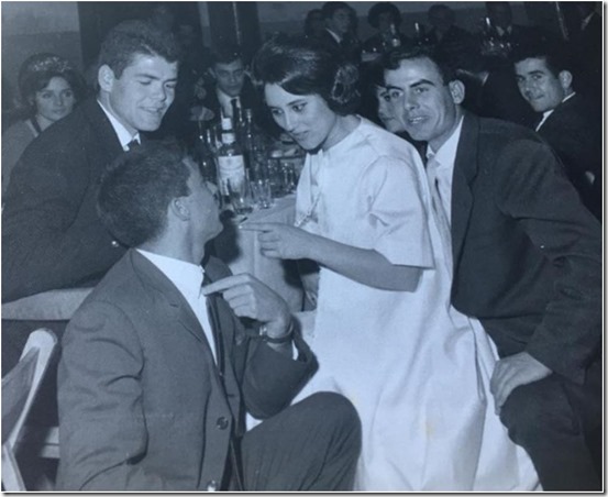 1965. Celebración boda de Luz María Hdez.